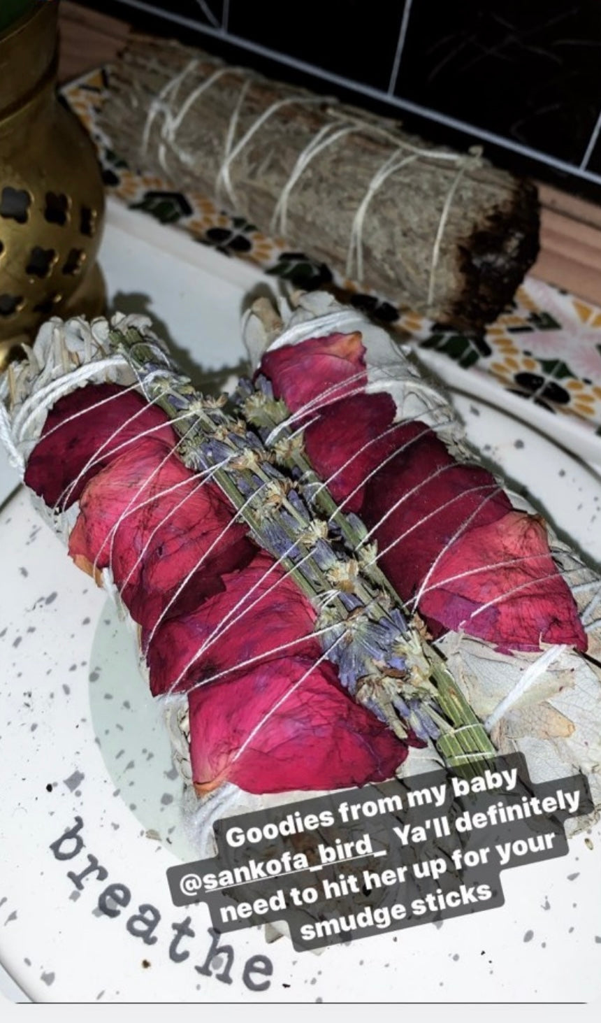 Rose & Lavender Smudge Sticks -2