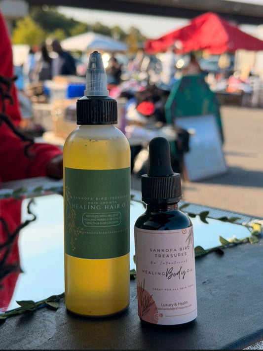 Healing Hair & Healing Body Oil Bundle