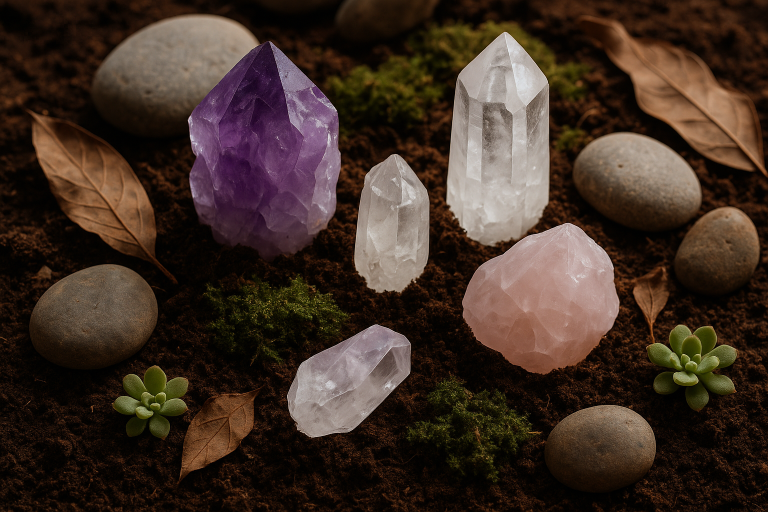 crystal/earthy